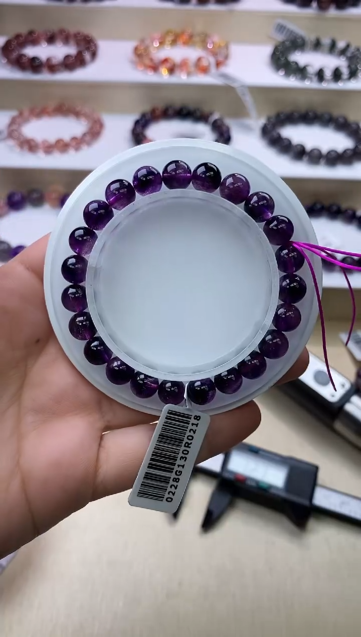 【闪购商品】水晶手链未镶嵌紫超七8m