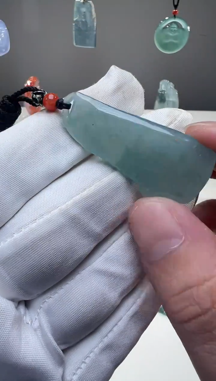 吊坠(不含链)未镶嵌翡翠竹节