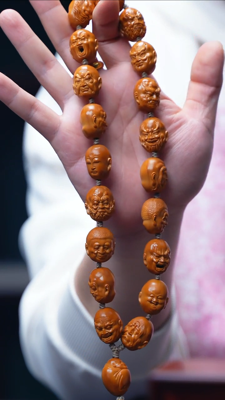 【闪购商品】橄榄核手串/手链【十八罗汉】