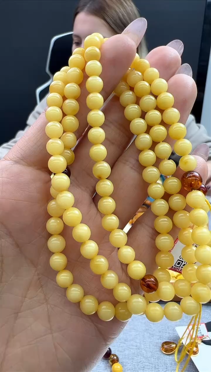 【闪购商品】琥珀颈饰未镶嵌170秒拍号