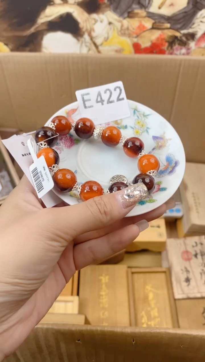 手工艺品琉璃E422瓷器手串儿多样性发一