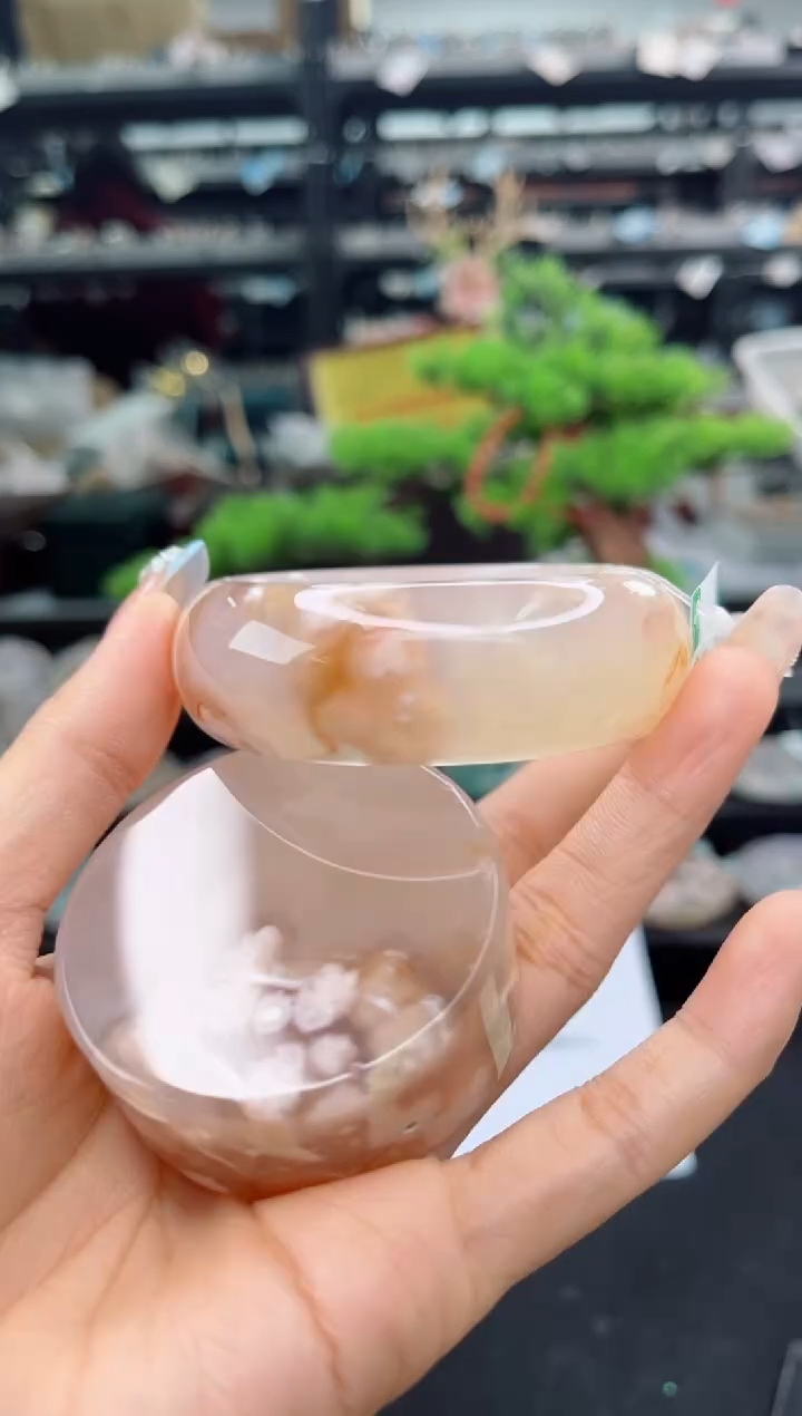 石英质玉未镶嵌手镯54圈口（赠品镯心）1685131