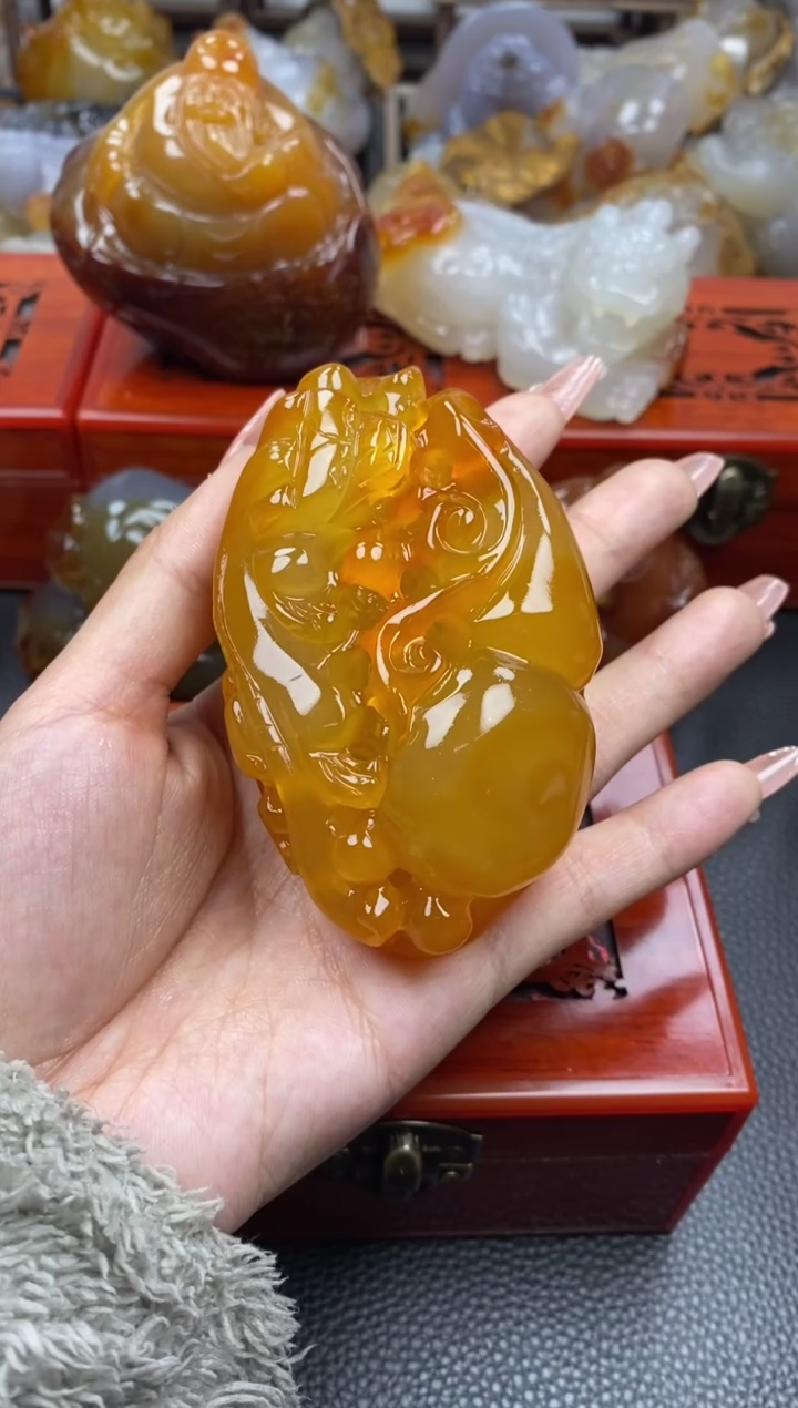 【闪购商品】玛瑙/玉髓手把未镶嵌00