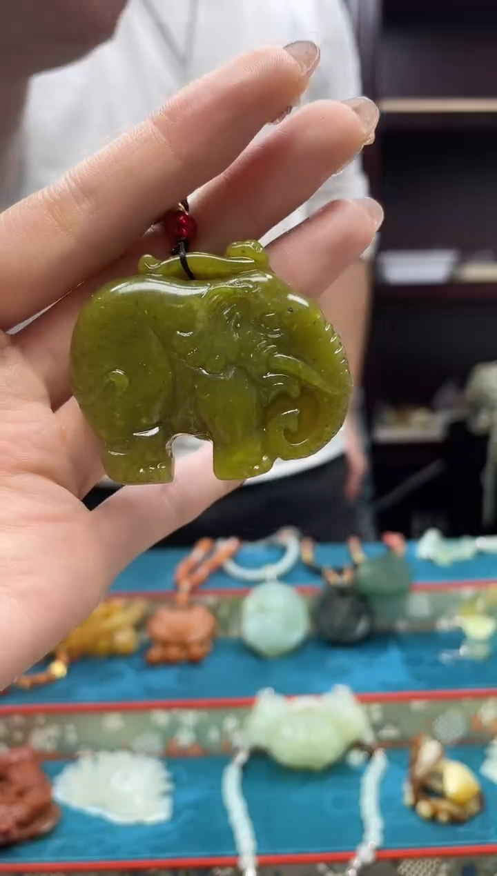 未镶嵌岫玉吊坠·多样性发*货拍一发一