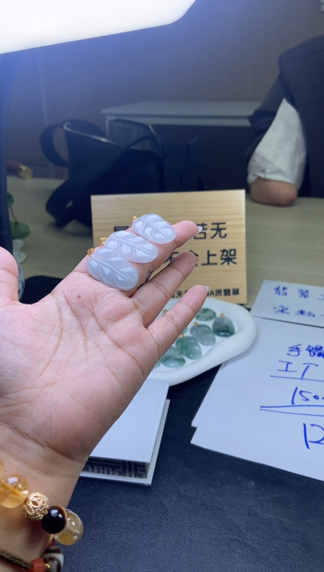 【闪购商品】翡翠颈饰18K金镶嵌CZH740多样性发一件