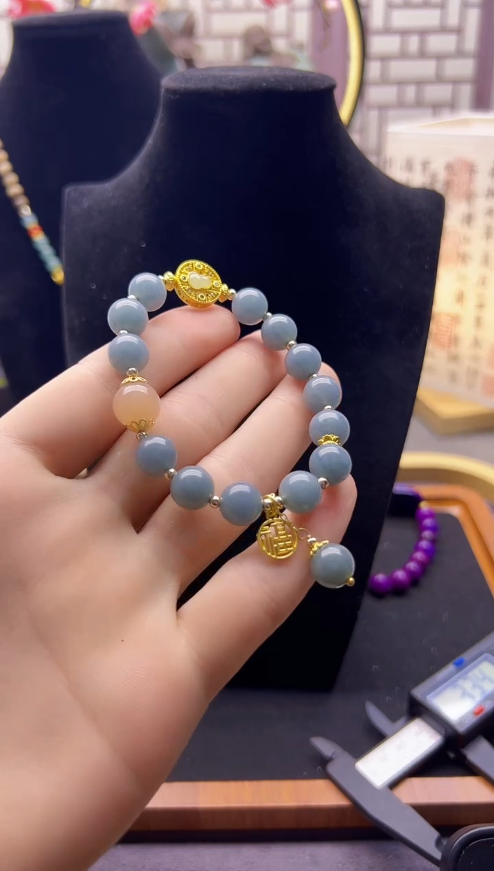 【闪购商品】翡翠颈饰14K金镶嵌S15         