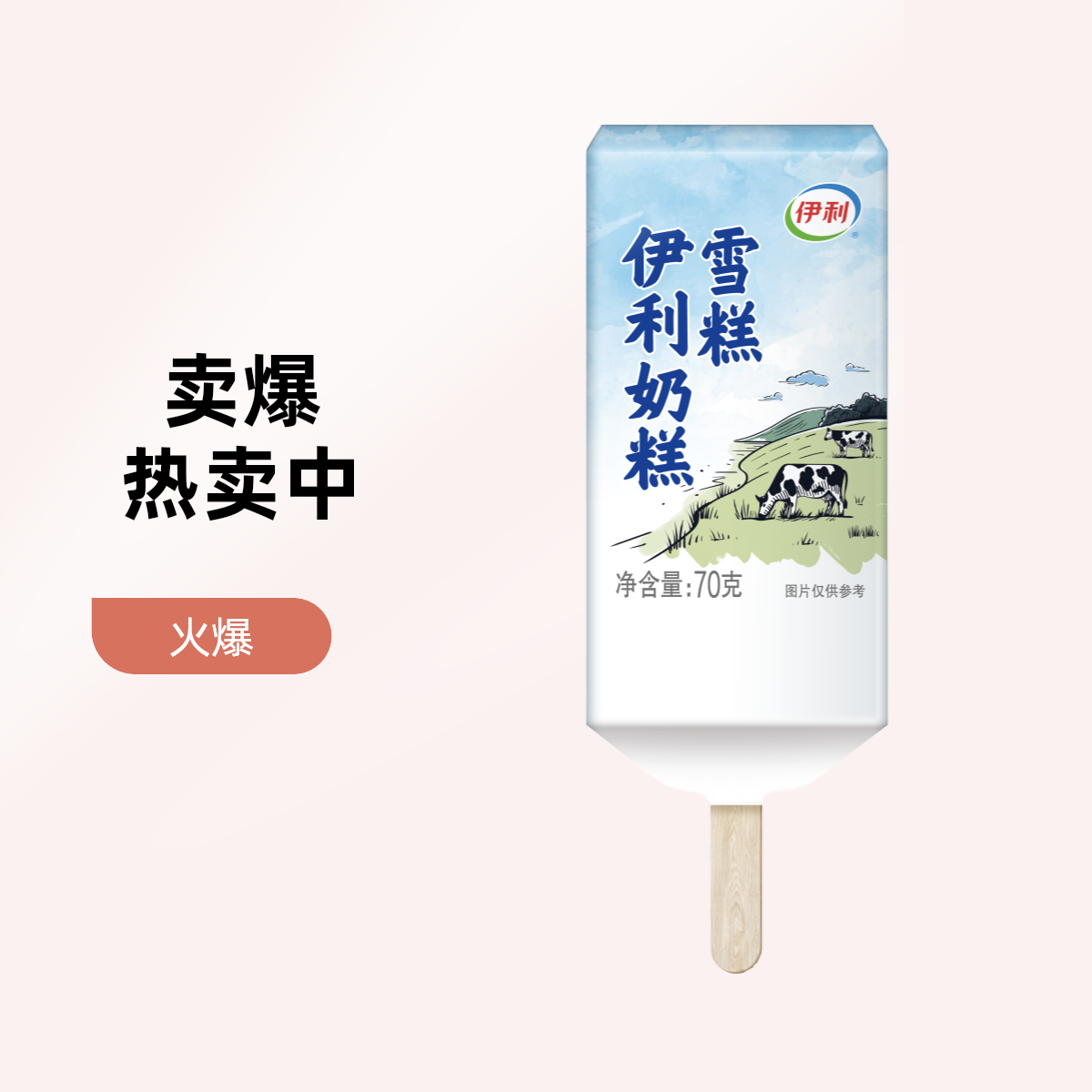 伊利奶糕雪糕70g