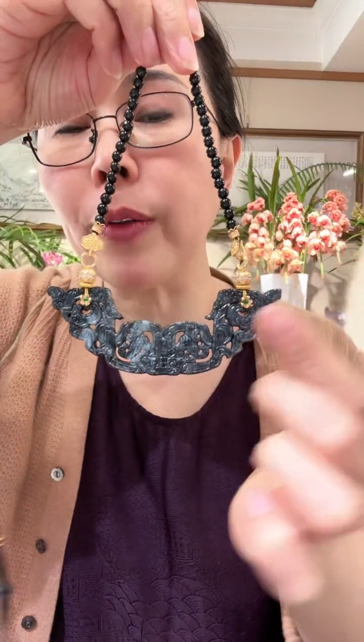 【闪购商品】翡翠颈饰未镶嵌国风