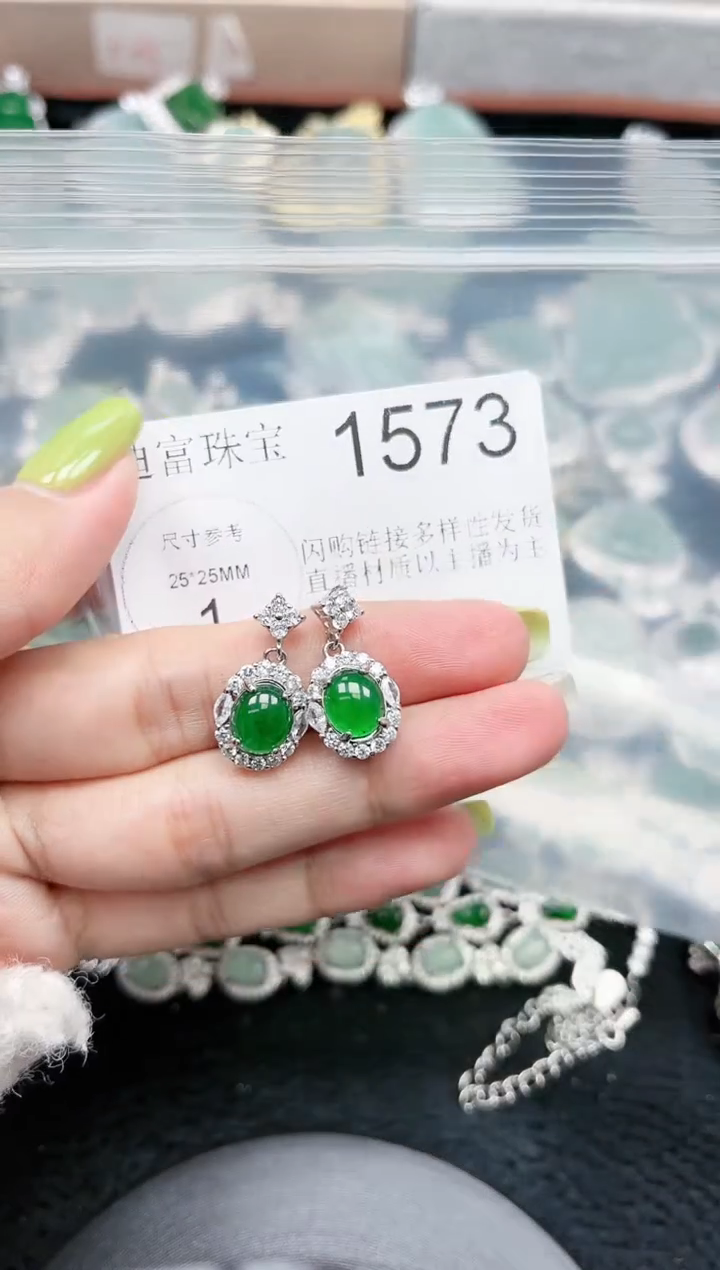 【闪购商品】翡翠颈饰未镶嵌赠皮绳1573