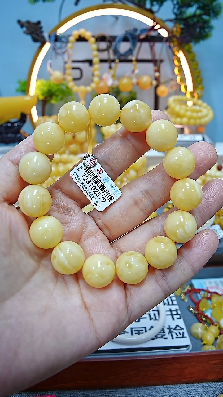 【闪购商品】蜜蜡手串未镶嵌******15*****