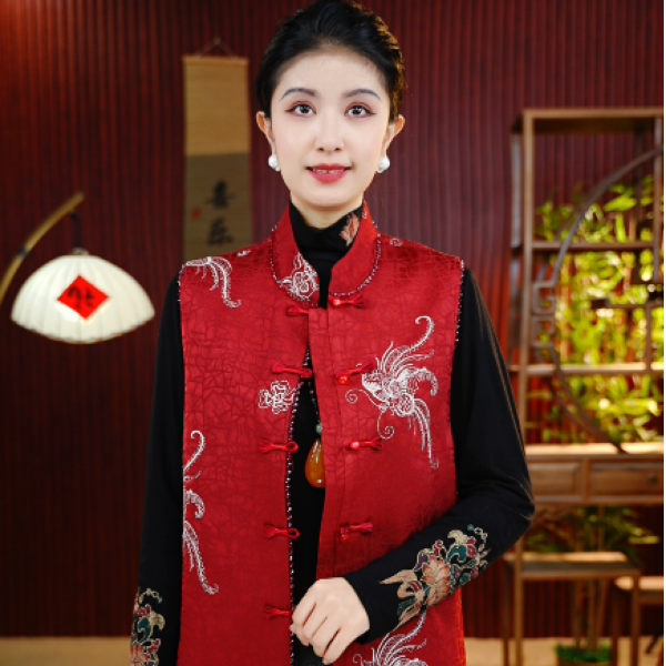 [绛云凤栖] 观江南婷婷高定新中式马甲