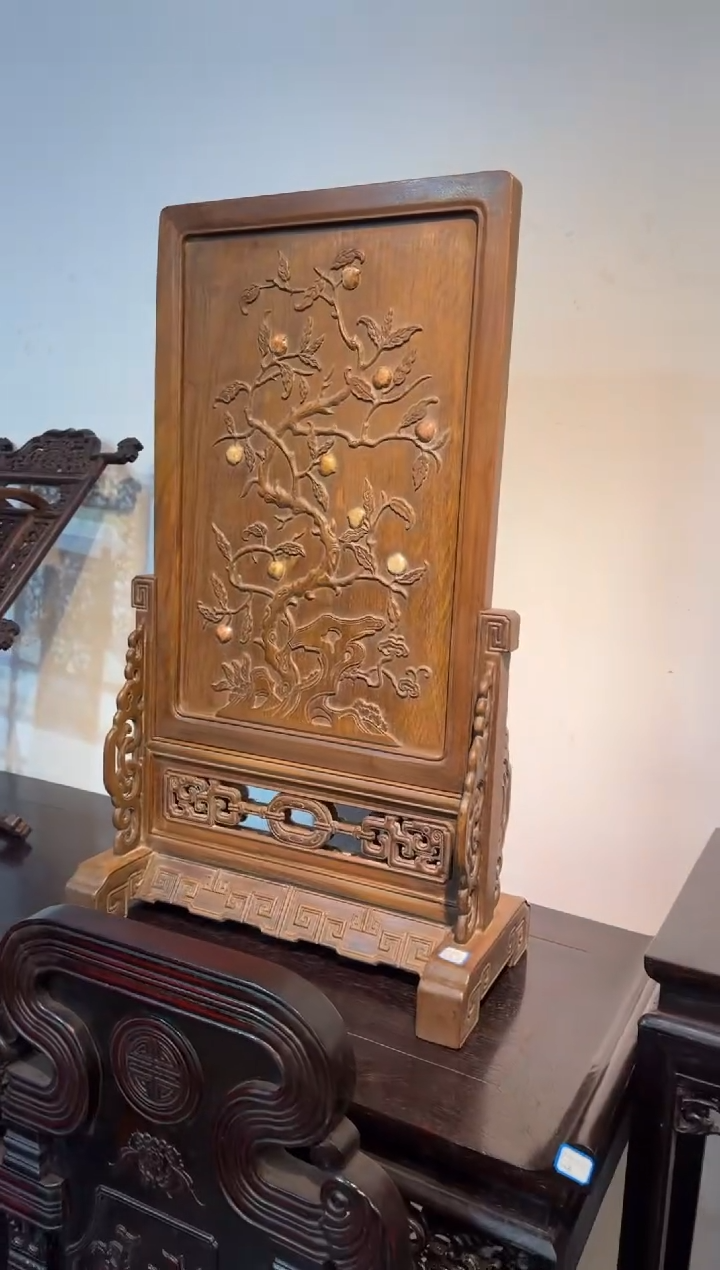 【闪购商品】木花梨木   插屏  工艺品