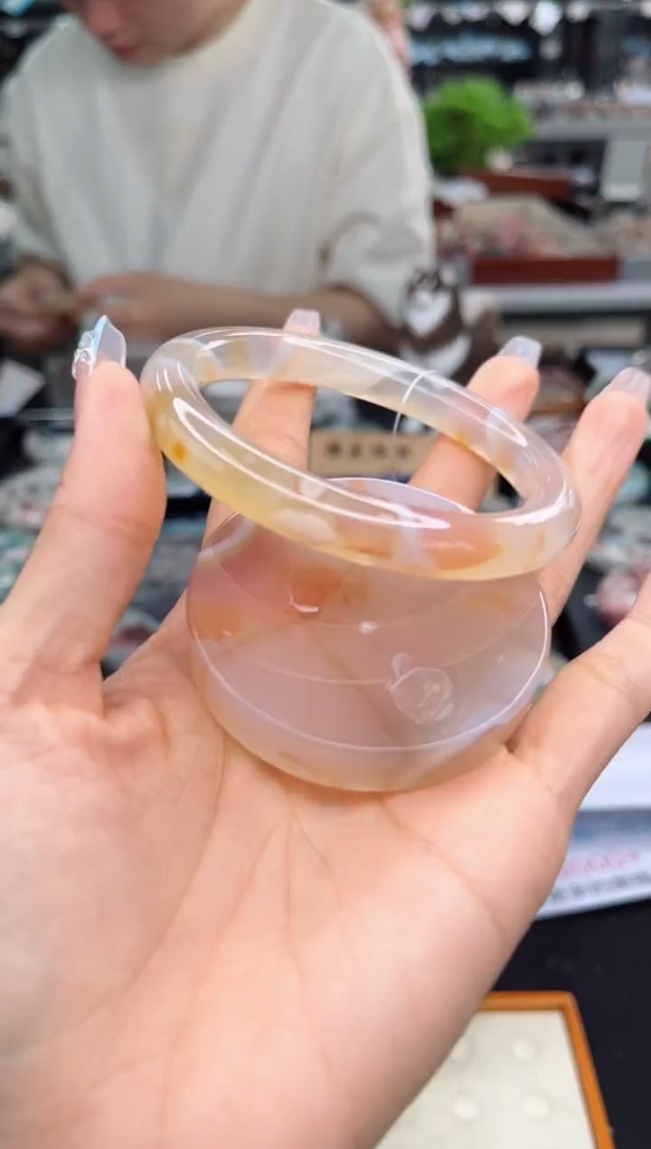 【闪购商品】石英质玉手镯未镶嵌59圈口（赠品镯心）3039288