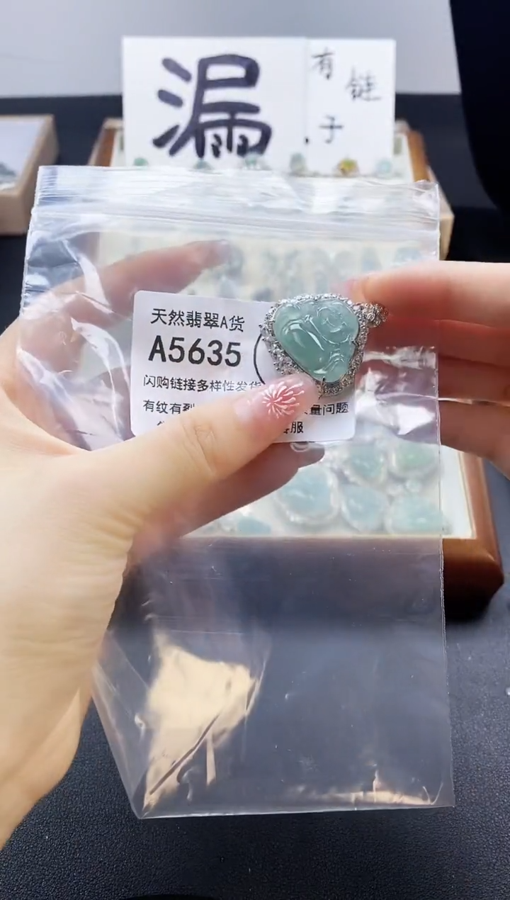 【闪购商品】翡翠颈饰未镶嵌天然翡翠A货8888