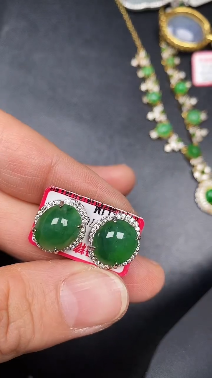 银S925镶嵌戒指翡翠2840