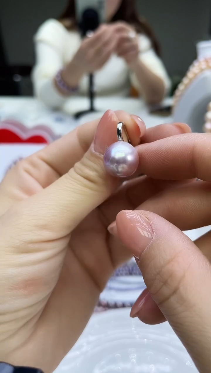 未镶嵌吊坠淡水珍珠紫色系吊坠