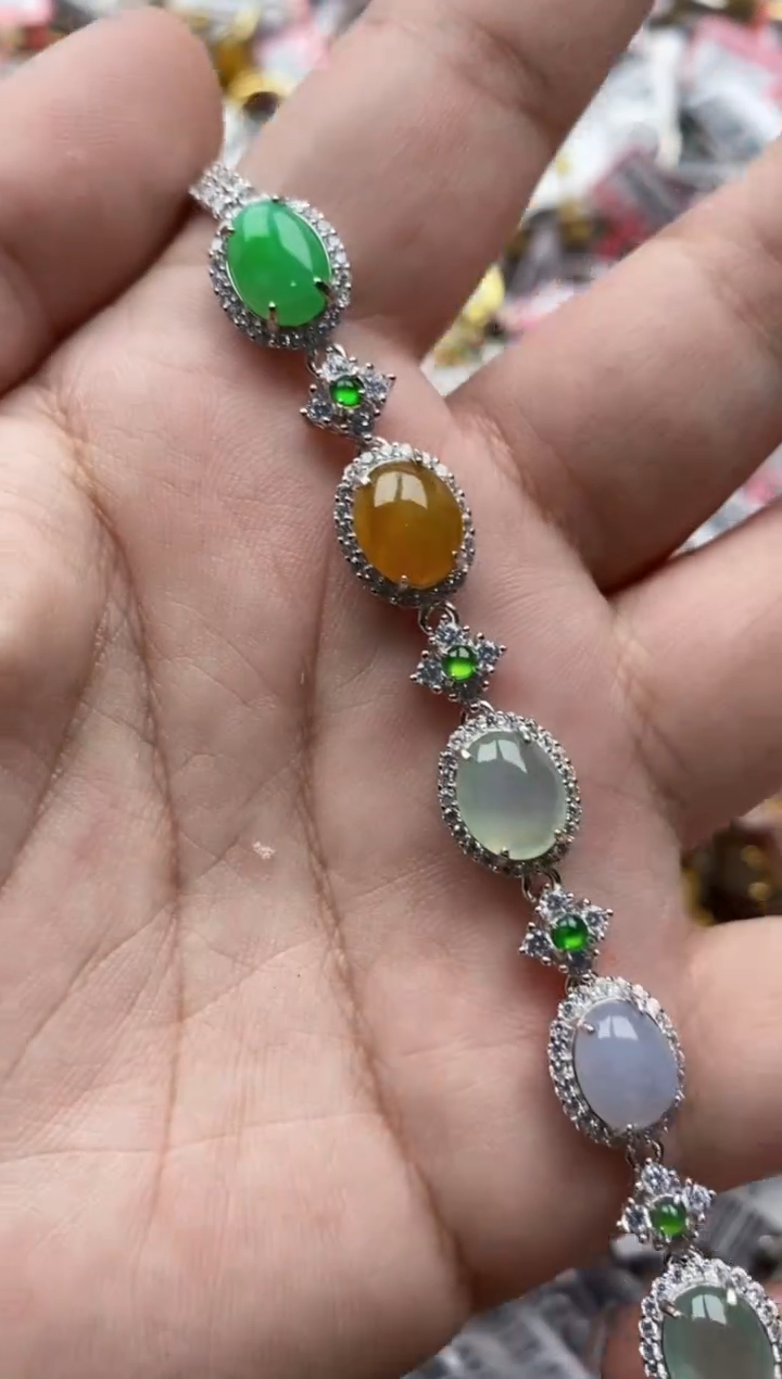 【闪购商品】翡翠戒指银S925镶嵌33333---8