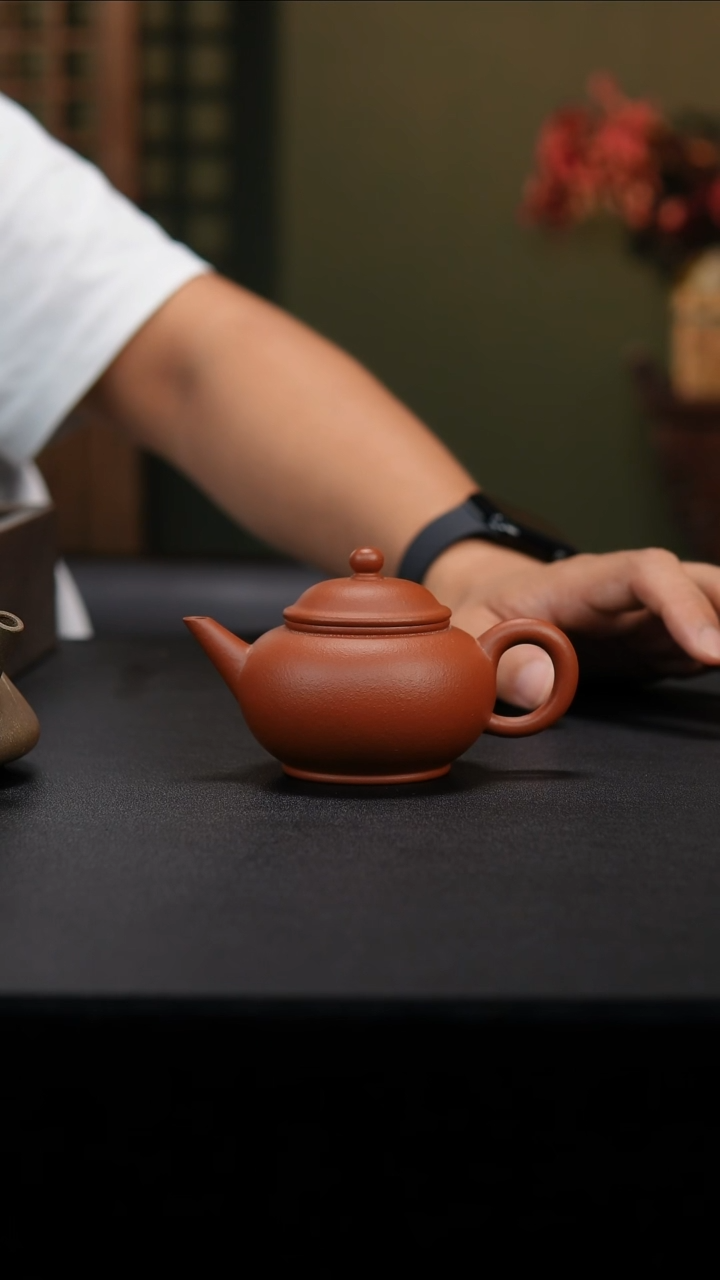 茶壶紫砂可*明紫砂壶微瑕朱泥水平