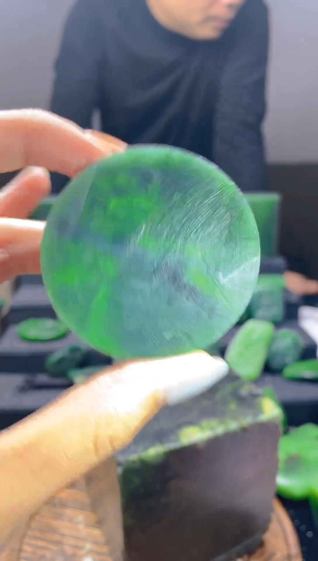 未镶嵌和田玉珠宝半成品1