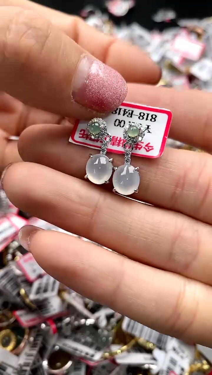 【闪购商品】翡翠戒指银S925镶嵌33333333     4