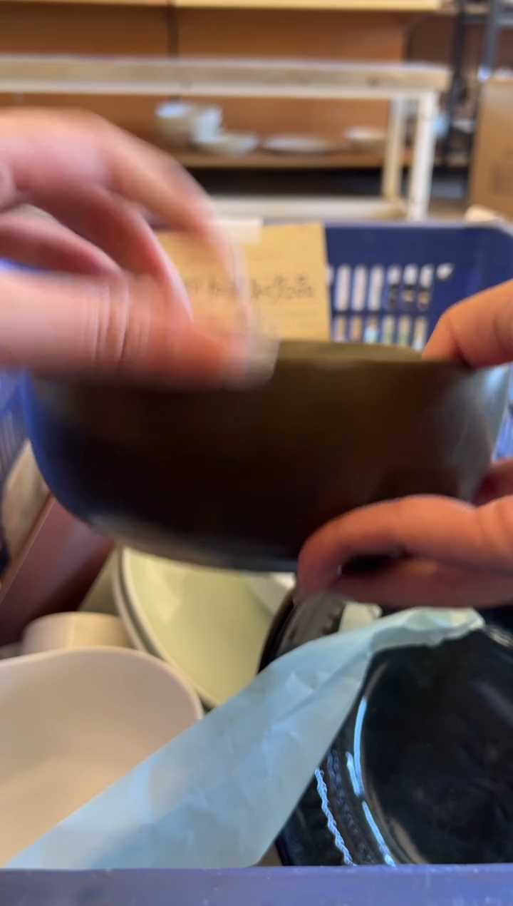 新骨瓷072 瑕疵 碧波哑光军绿  6寸碗