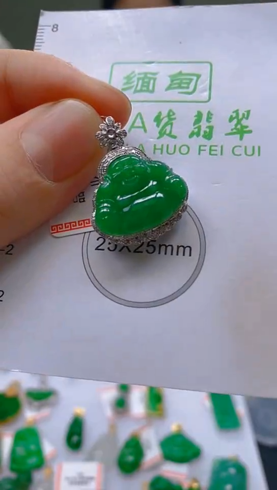 【闪购商品】翡翠颈饰18K金镶嵌新号开播，全场乱卖