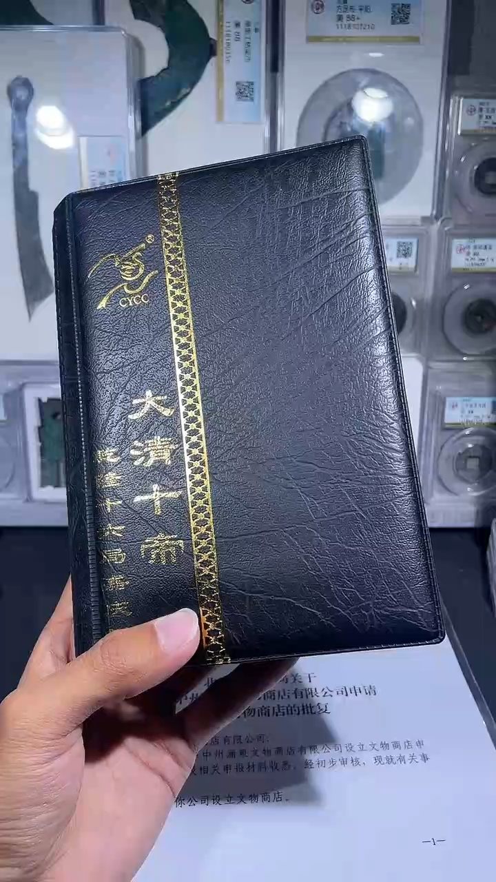 铜琪珍    清代钱币册