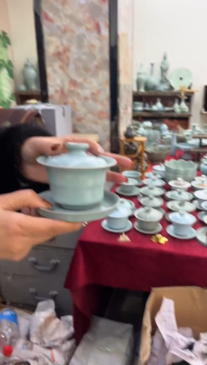 瓷片原产地原矿釉汝瓷