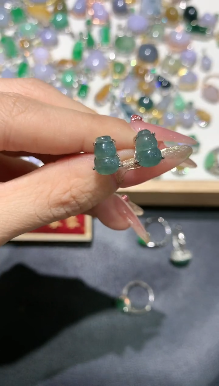 【闪购商品】翡翠吊坠(不含链)银S925镶嵌团购37