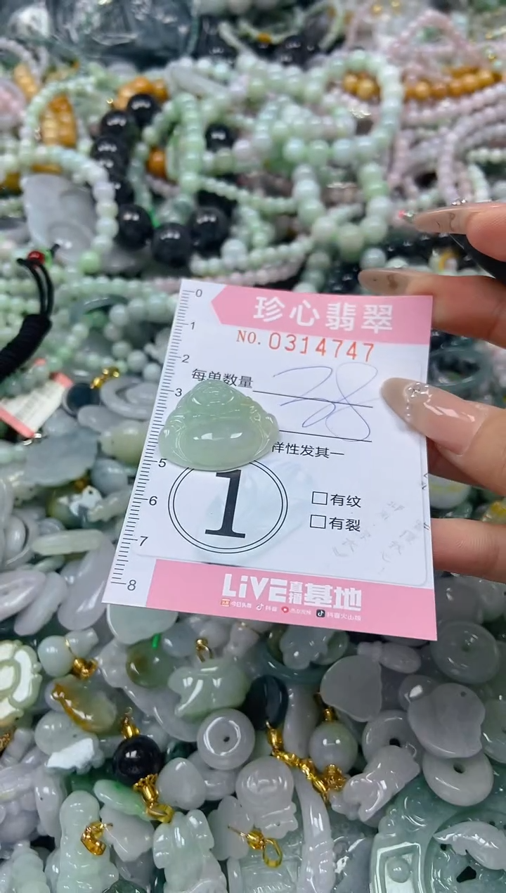 翡翠未镶嵌颈饰闪购0314747