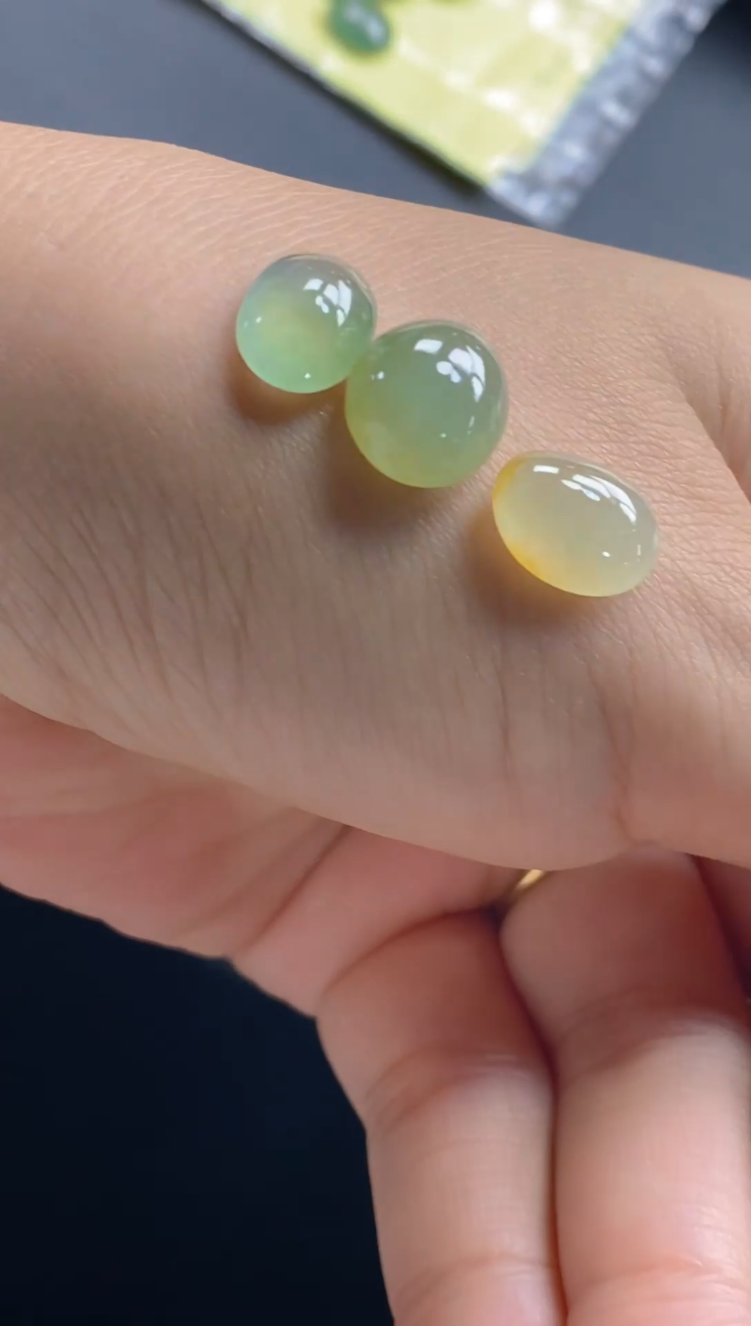 翡翠散珠天然翡翠裸石蛋面48