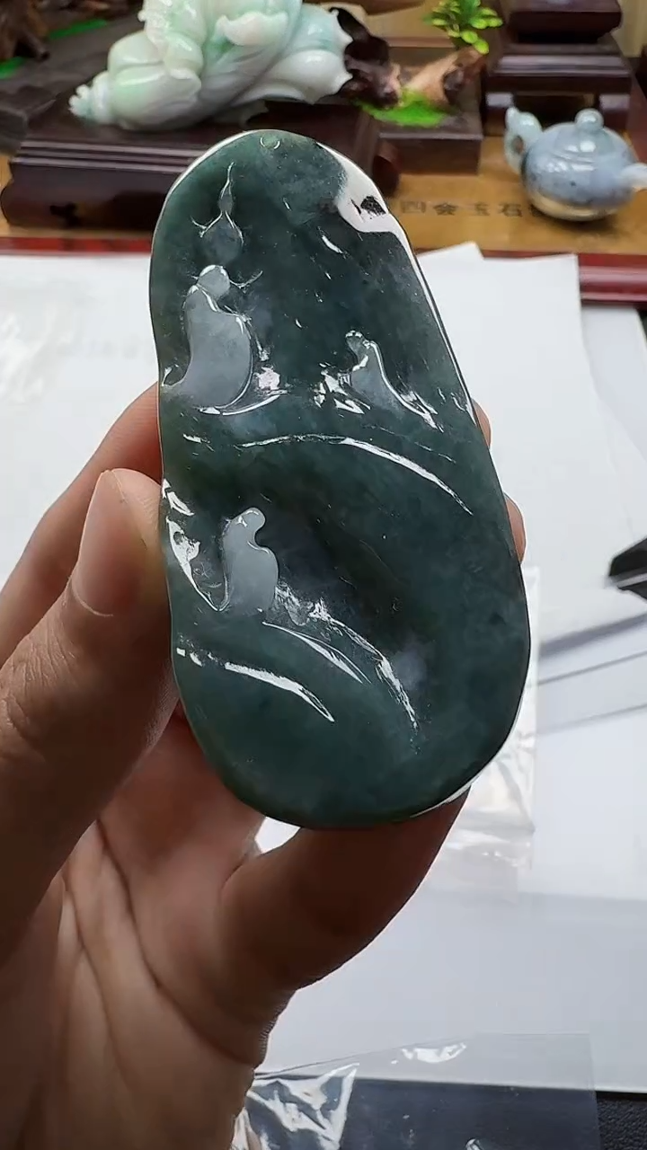 吊坠(不含链)未镶嵌翡翠1