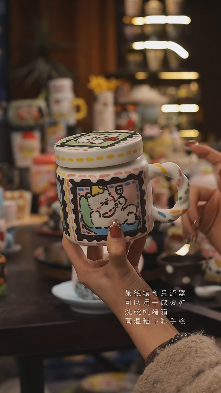 景德镇釉下彩绘设计师款式陶瓷