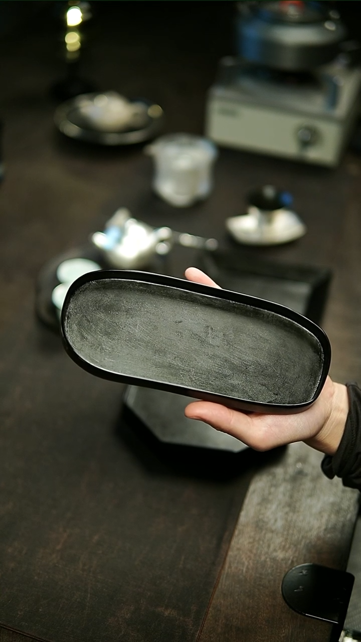 【闪购商品】西屋纸胎大漆异型壶承