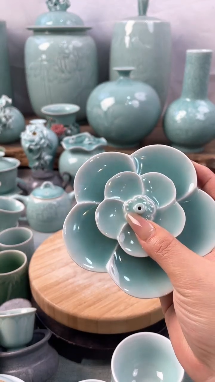 【闪购商品】特价 微瑕 慧仙青瓷