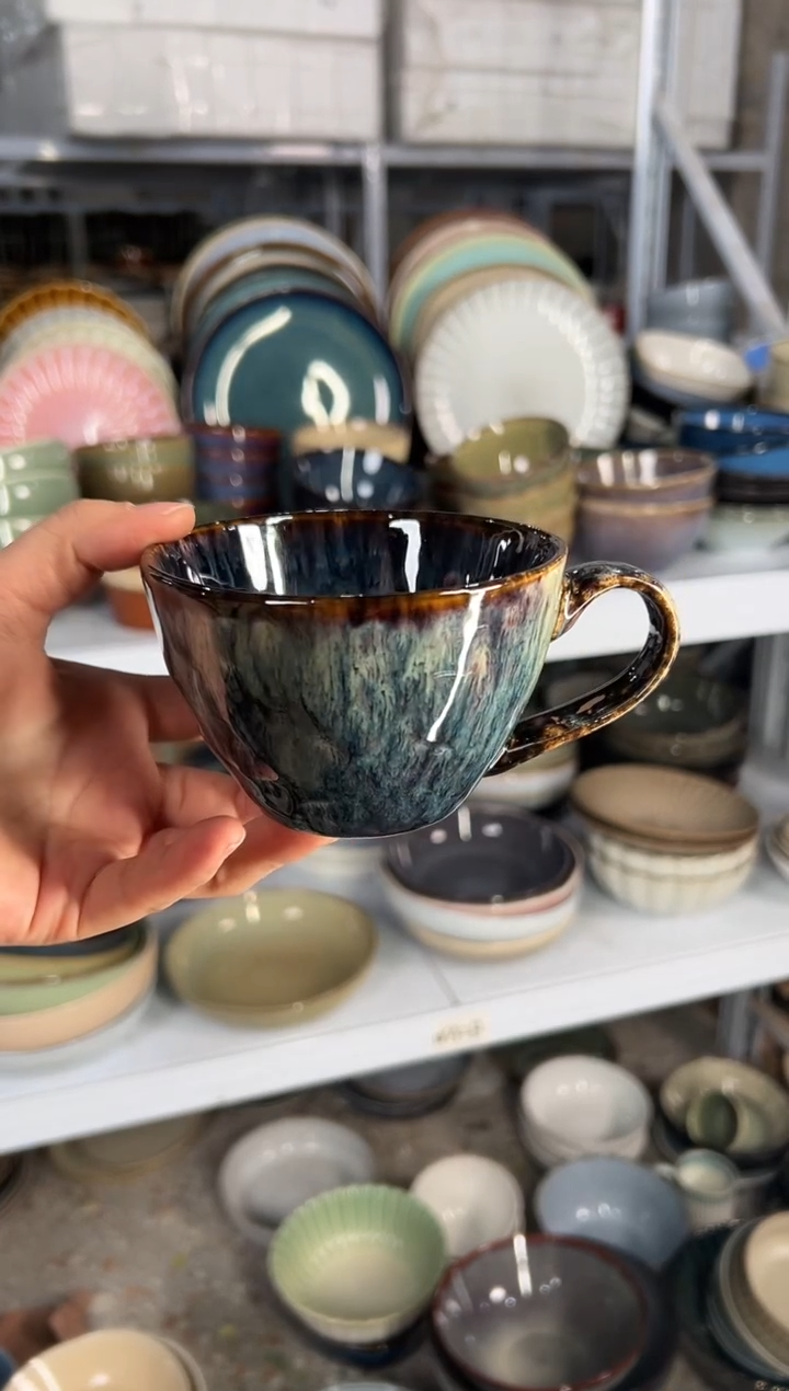 陶瓷外贸尾货瑕疵满20包邮X 新品水杯