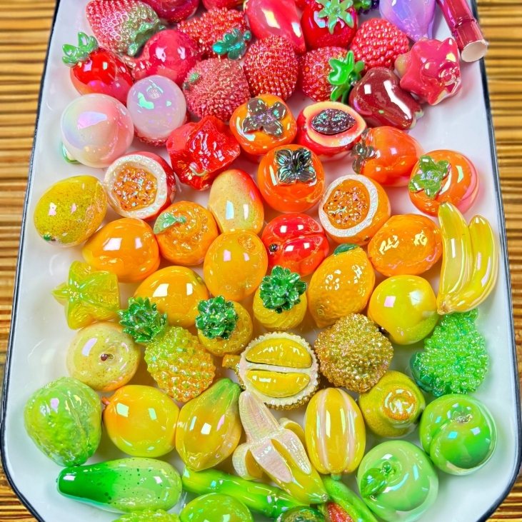 【九宫格对对碰】实色/夜光定制光学无孔电镀水果盲袋对碰