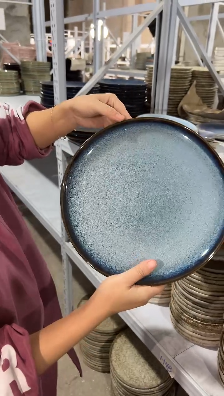 陶瓷外贸尾货瑕疵满20包邮X 大盘孤品