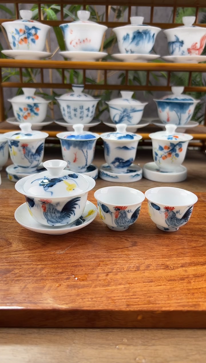 【闪购商品】微瑕公鸡80ml三才+美人杯2个