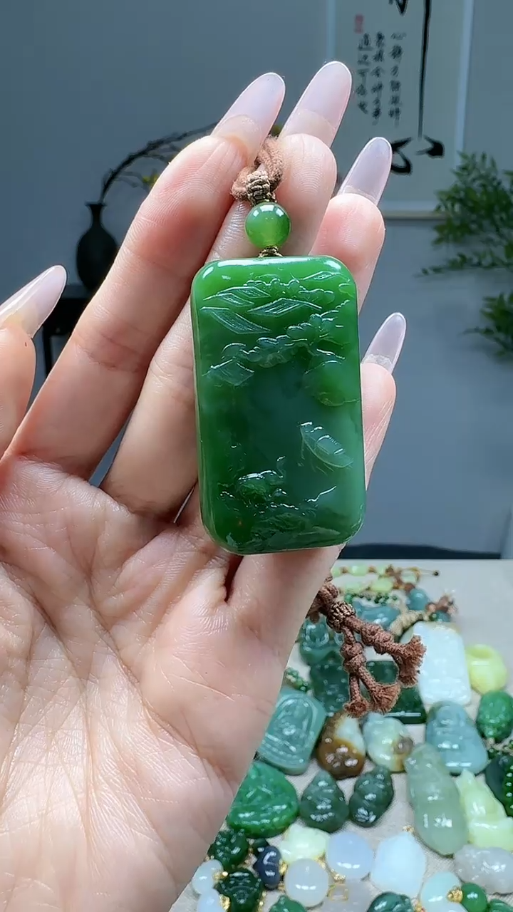 未镶嵌和田玉挂件1