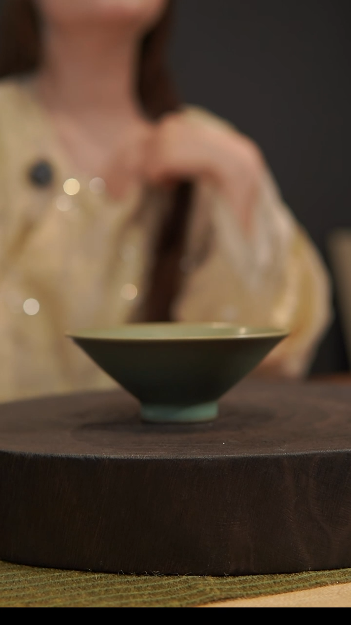 杯子斗笠杯  柴烧全品一级 汝州原产地  原矿老釉  