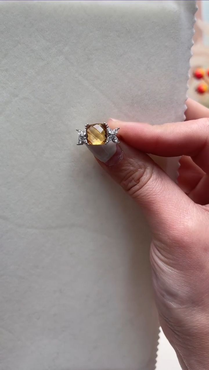 【闪购商品】水晶戒指合金aj4823戒指