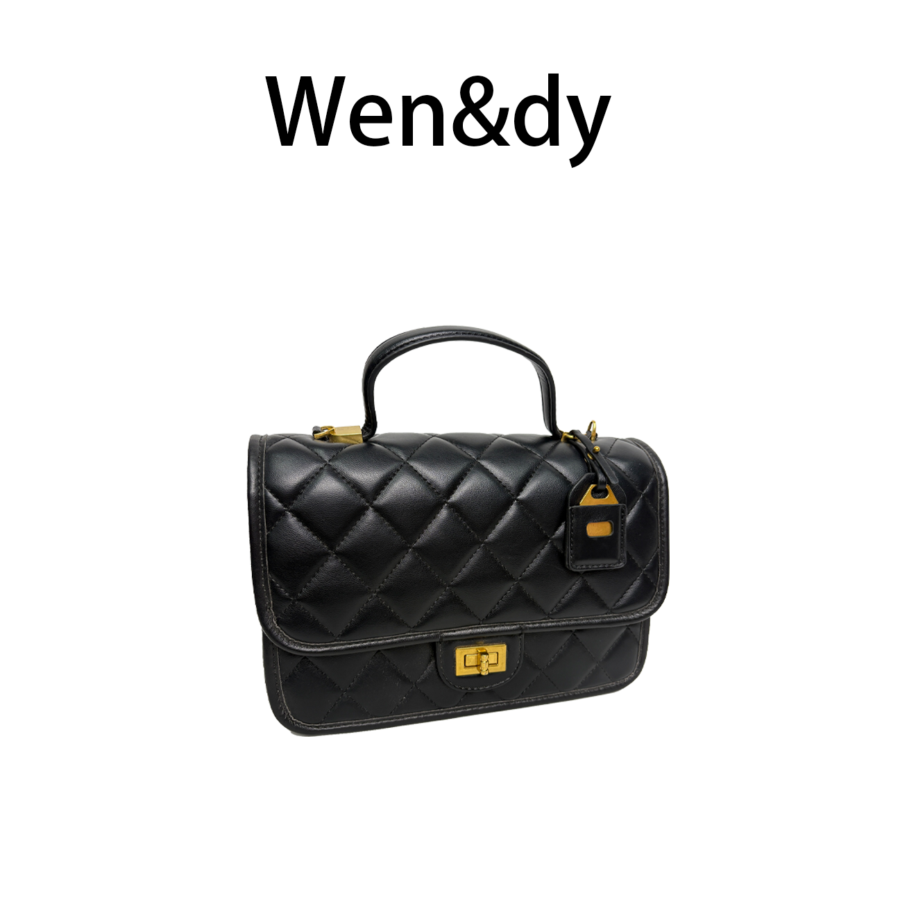 新款韩版潮百搭小香风格菱格链条单肩斜挎包中号手提包时尚街头