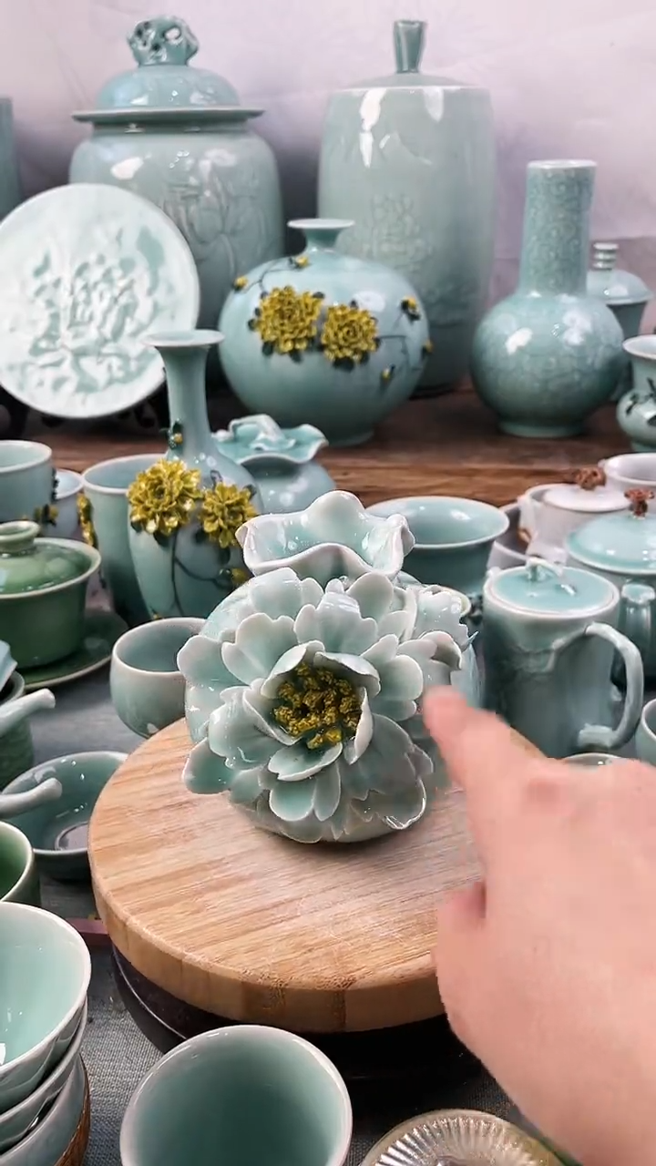 【闪购商品】特价 微瑕 慧仙青瓷