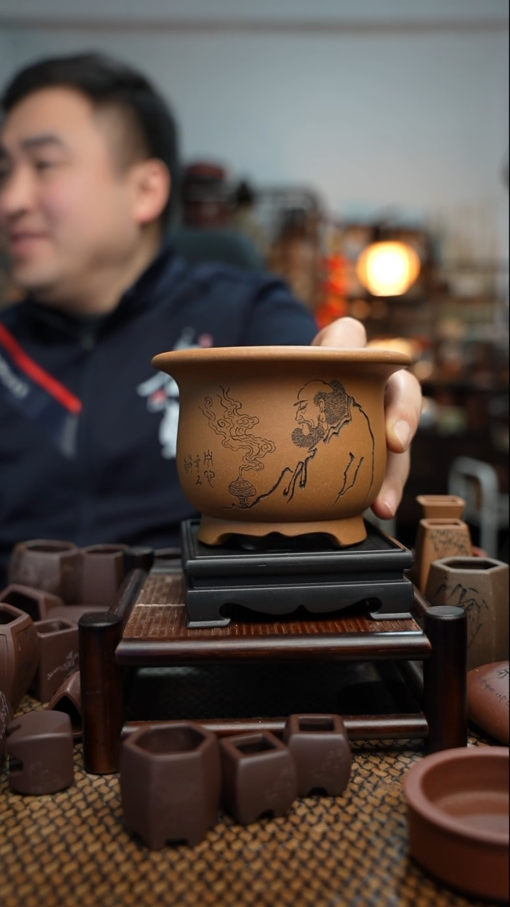 【闪购商品】紫砂花盆長木軒精品紫砂