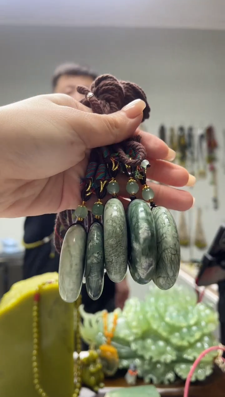 未镶嵌岫玉颈饰多样性发货 拍一发一