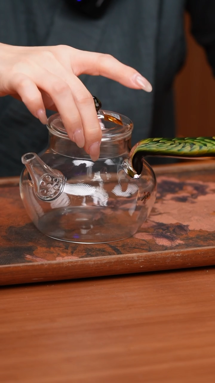 【闪购商品】禾器/云锦壶/凤尾青绿