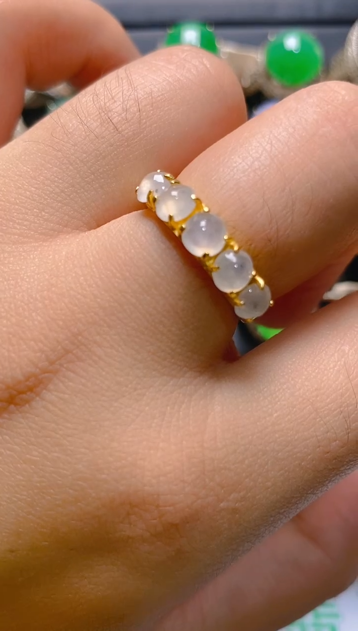 【闪购商品】翡翠耳饰银S925镶嵌天然A货翡翠1