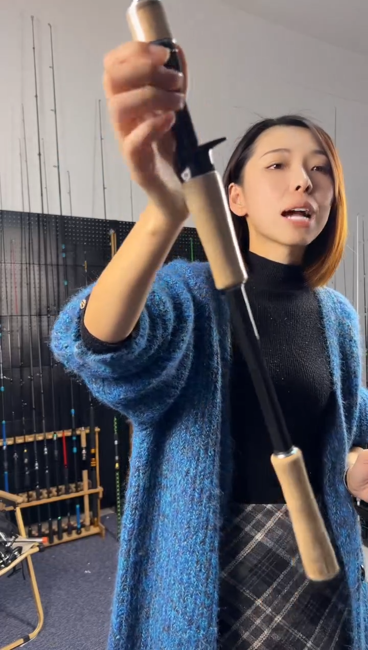 2.4m碳素15号三节2.4米枪柄（瑕疵尾货竿，没有售后，介意勿拍）