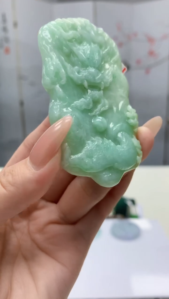 【闪购商品】定制翡翠未镶嵌4852jj-毛货挂件16
